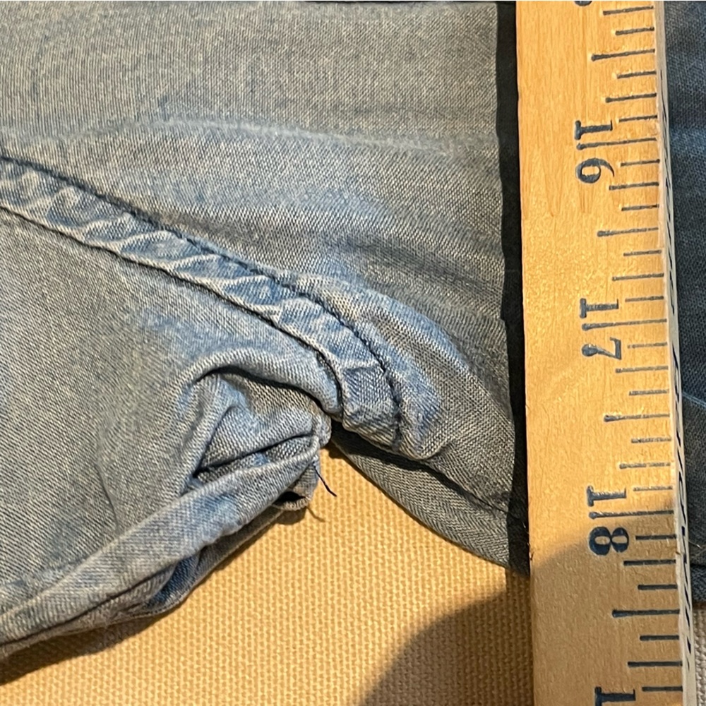 Thread & Supply Chambray Drawstring Waistline Den… - image 8